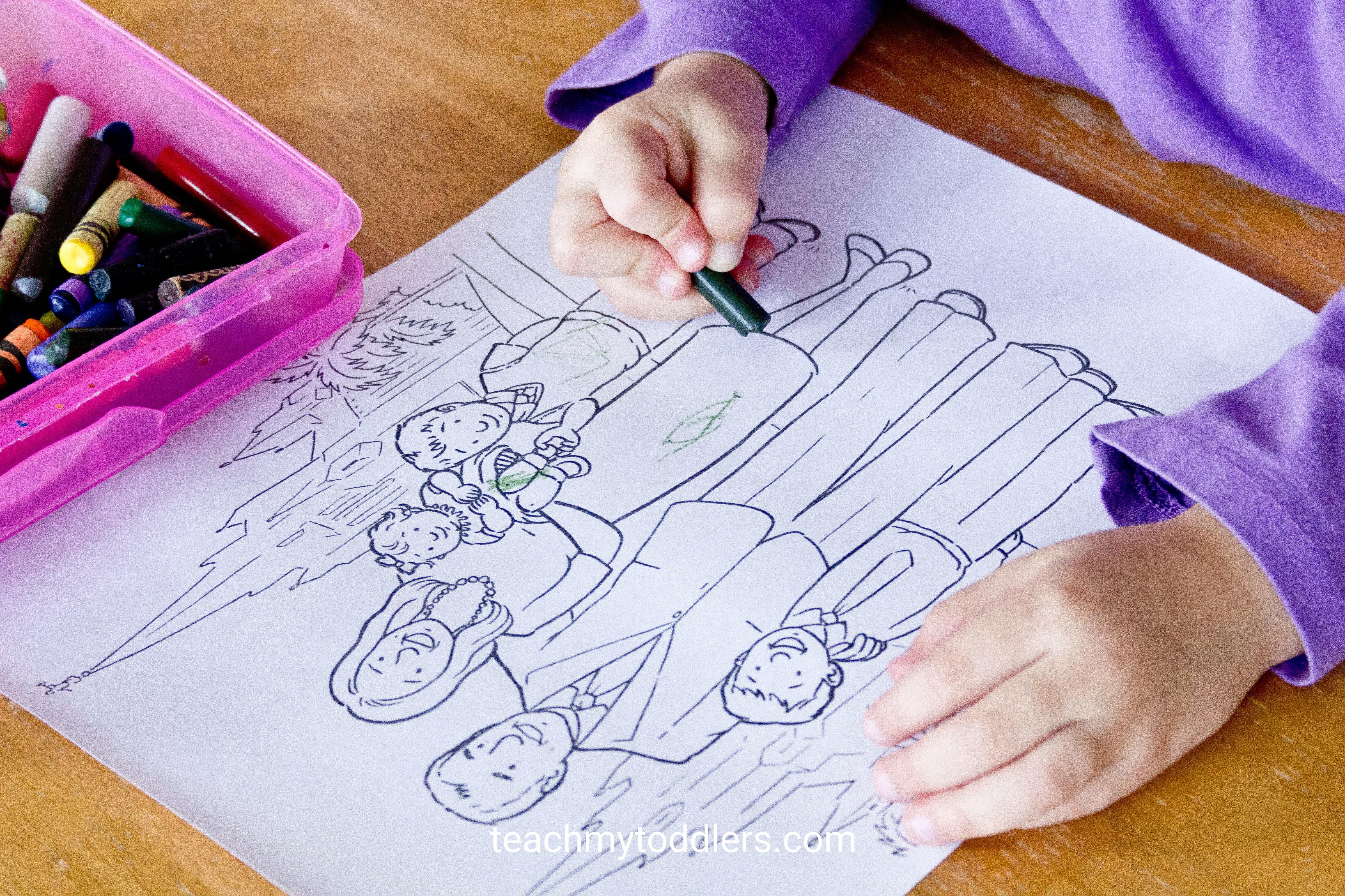 Check out these coloring pages activity for your toddler to do during general conference