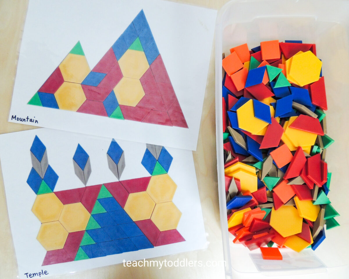 General Conference Activities - Pull Box, Pattern Block Cards - Teach ...
