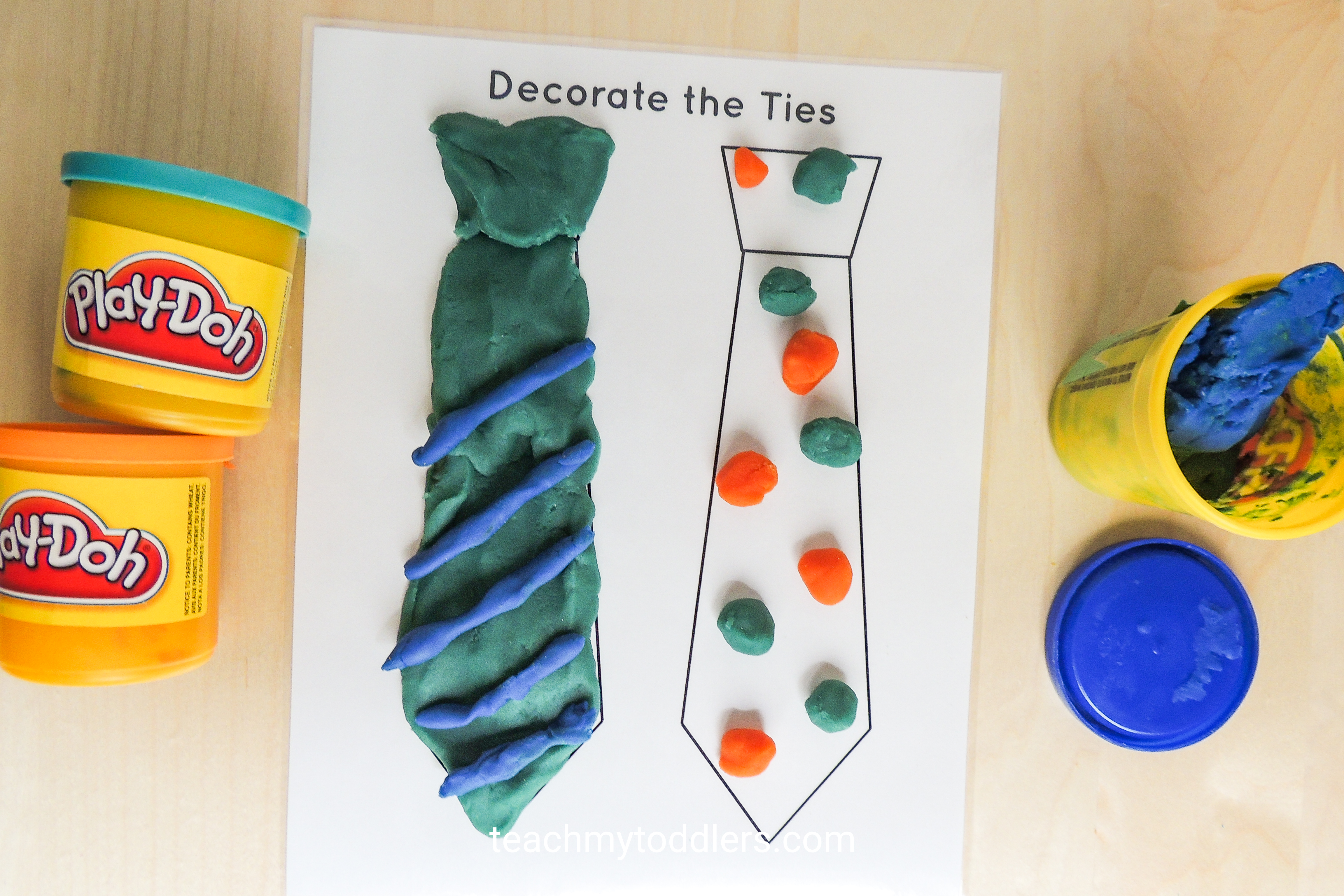 Use these fun playdough mats and straws with pipe cleaners necklaces for your toddlers for general conference