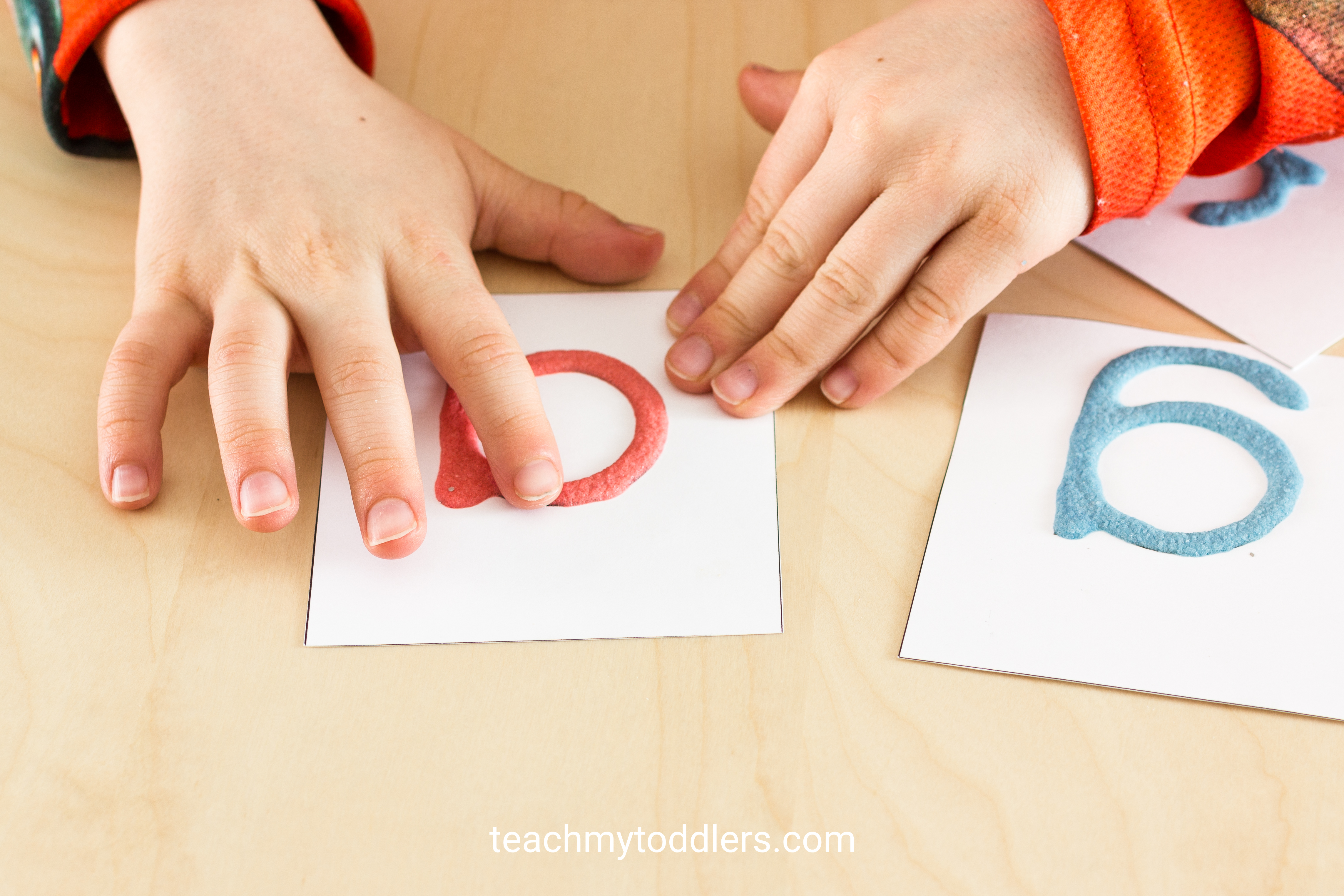 Learn how to use puffy paints to teach toddlers letters