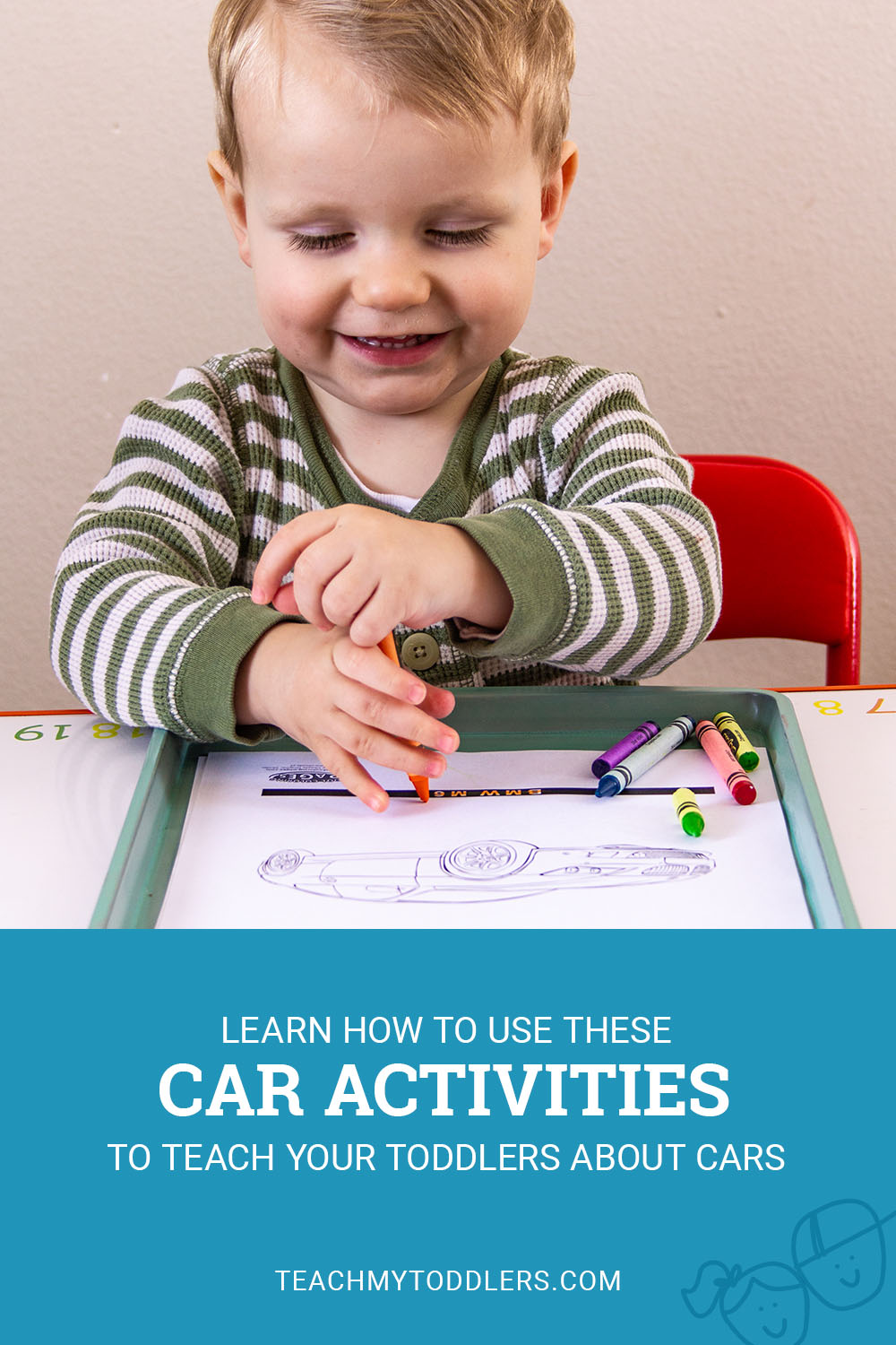 Learn how to use these car activities to teach toddlers about cars