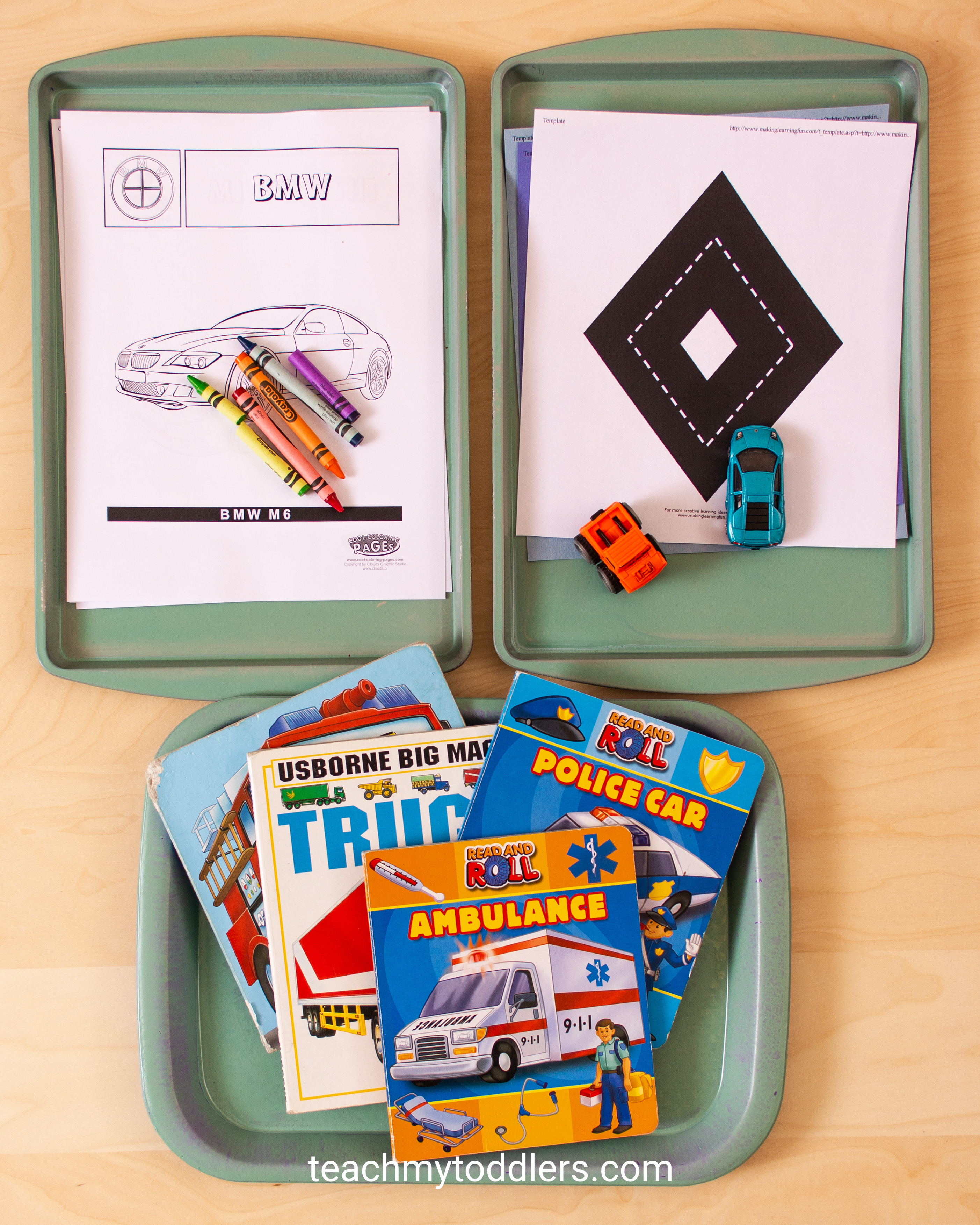 Teach toddlers about cars using these awesome car activities