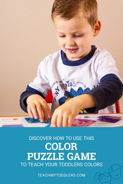 Color Games for Toddlers - Printable Color Puzzles - Teach My Toddlers