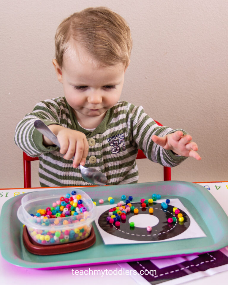 Car Themed Toddler School Trays - Teach My Toddlers