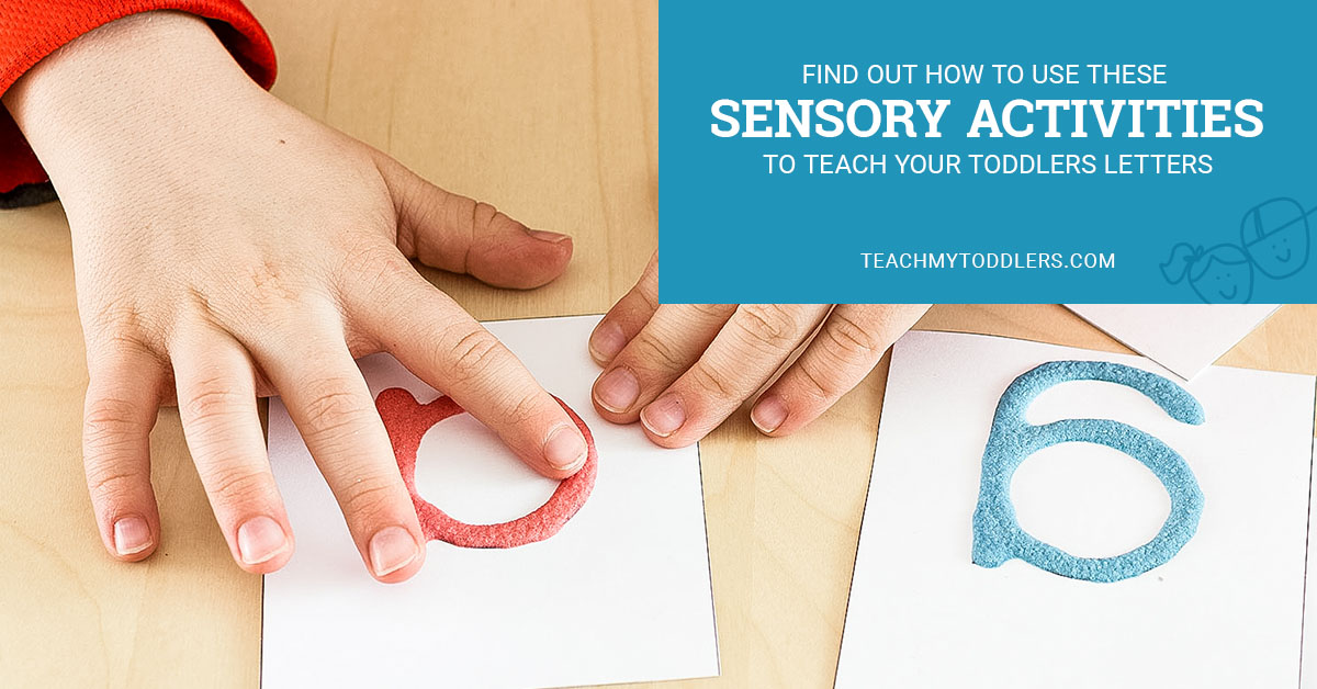 Teach Your Toddler How to Write Letters with Sensory Activities
