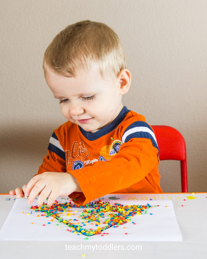 Shape Games For Toddlers - Decorating Shapes Activity - Teach My Toddlers