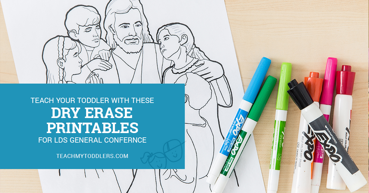 General Conference Activities — Dry Erase Marker Coloring