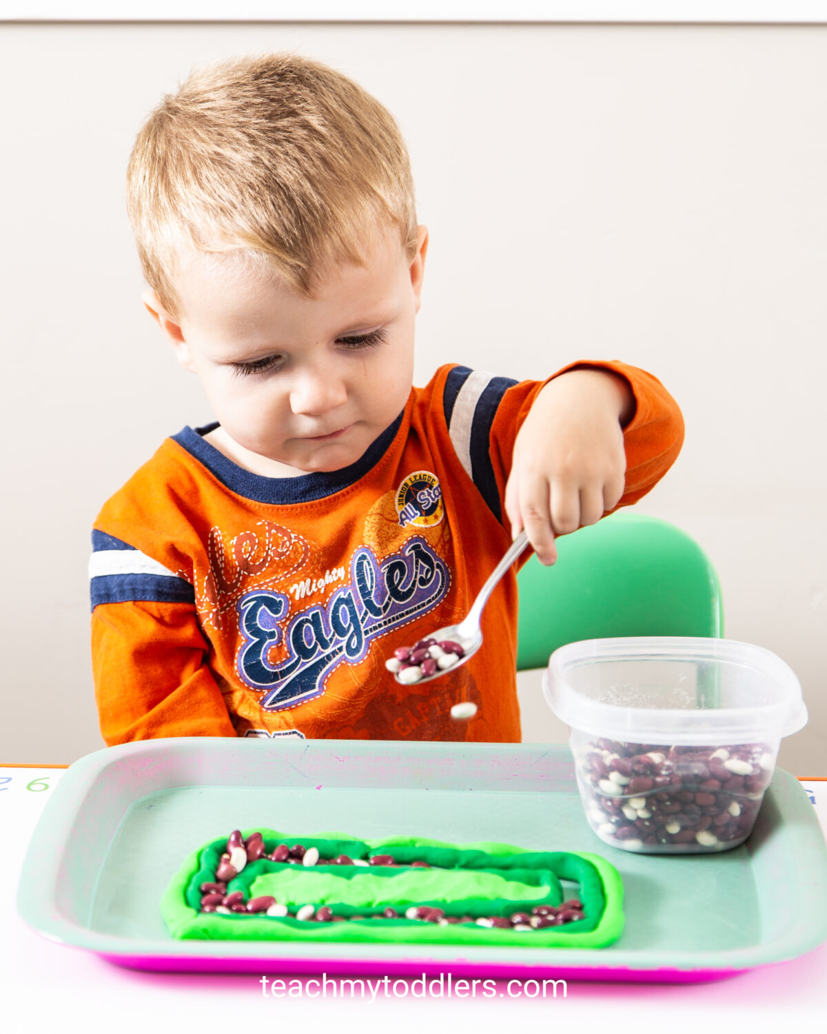 Rectangle Tot Trays for Toddlers