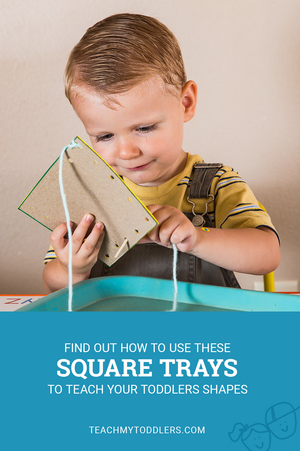 Find out how to use these square trays to teach your toddlers shapes