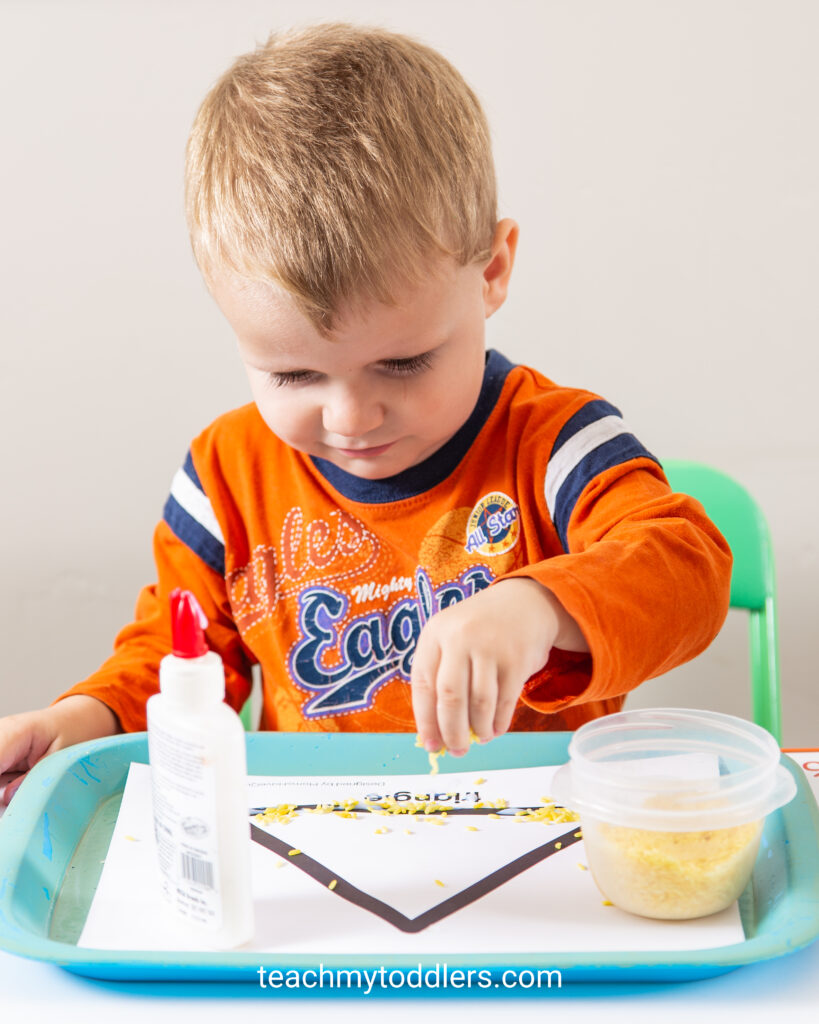 Triangle Tot School Trays