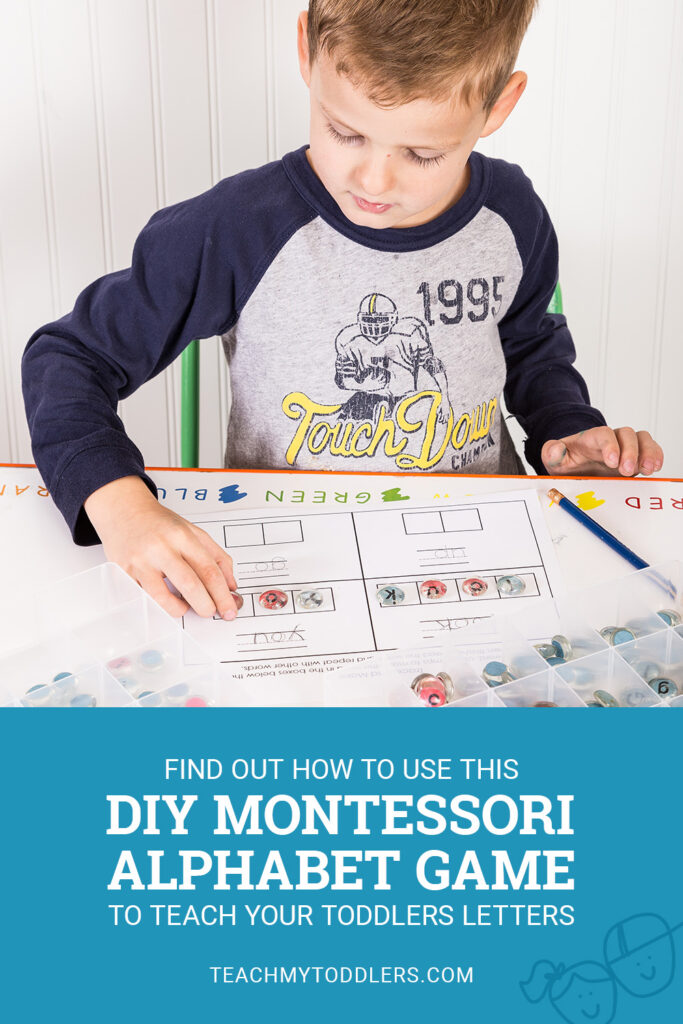 DIY Montessori Moveable Alphabet