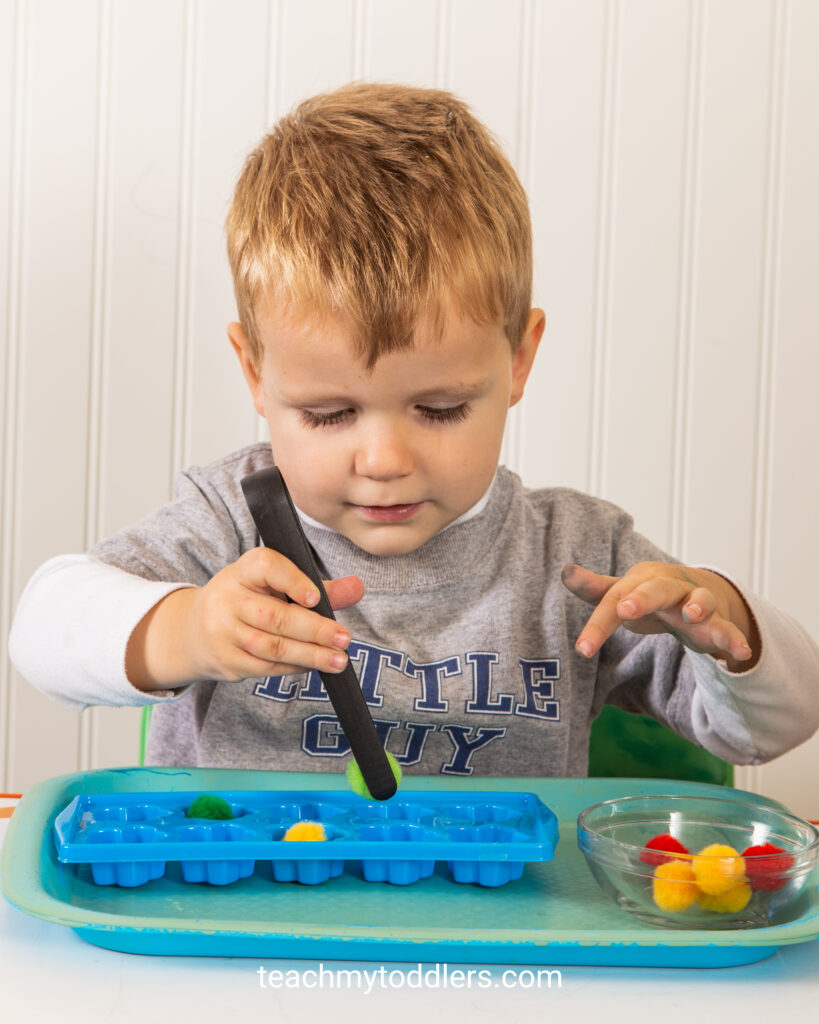 Ideas for Fall Tot Trays