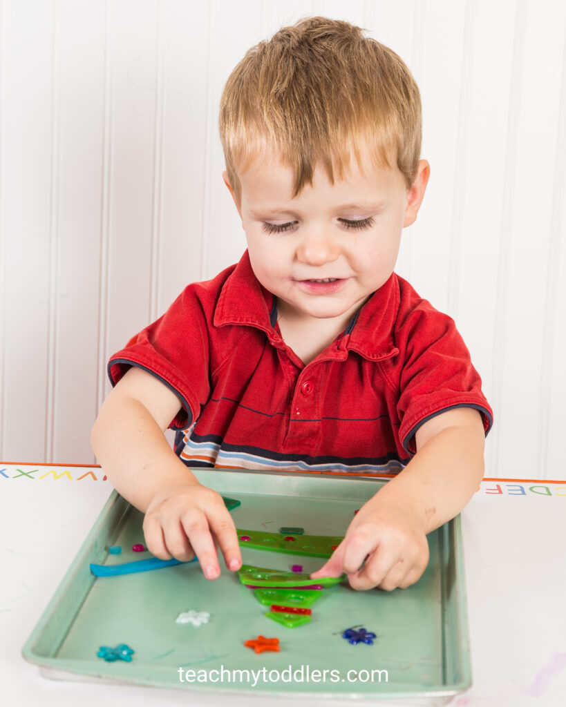 Ideas for Christmas Tot Trays