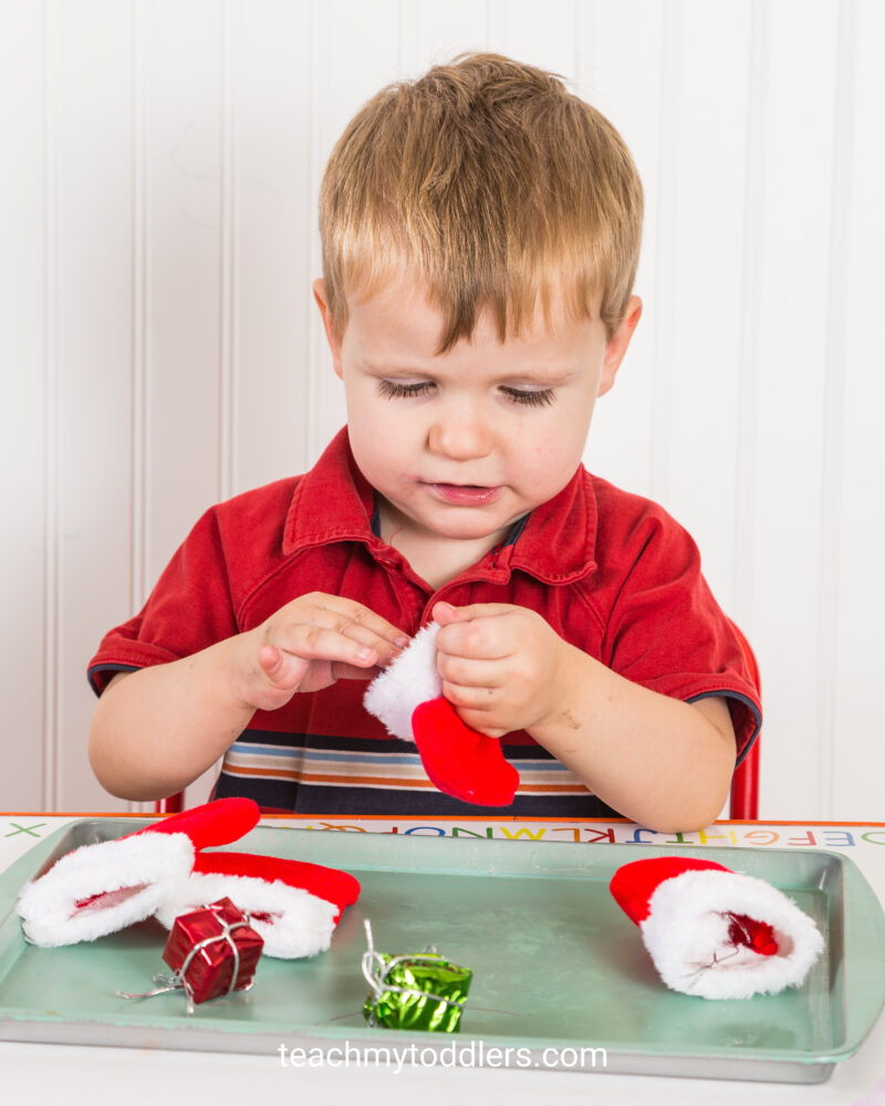 Ideas for Christmas Tot Trays
