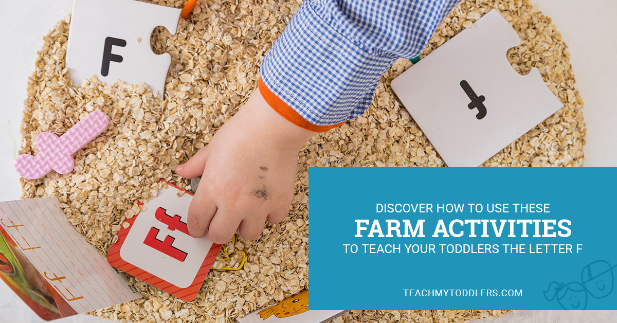Discover how to use these f is for farm activities to teach your toddlers the letter f