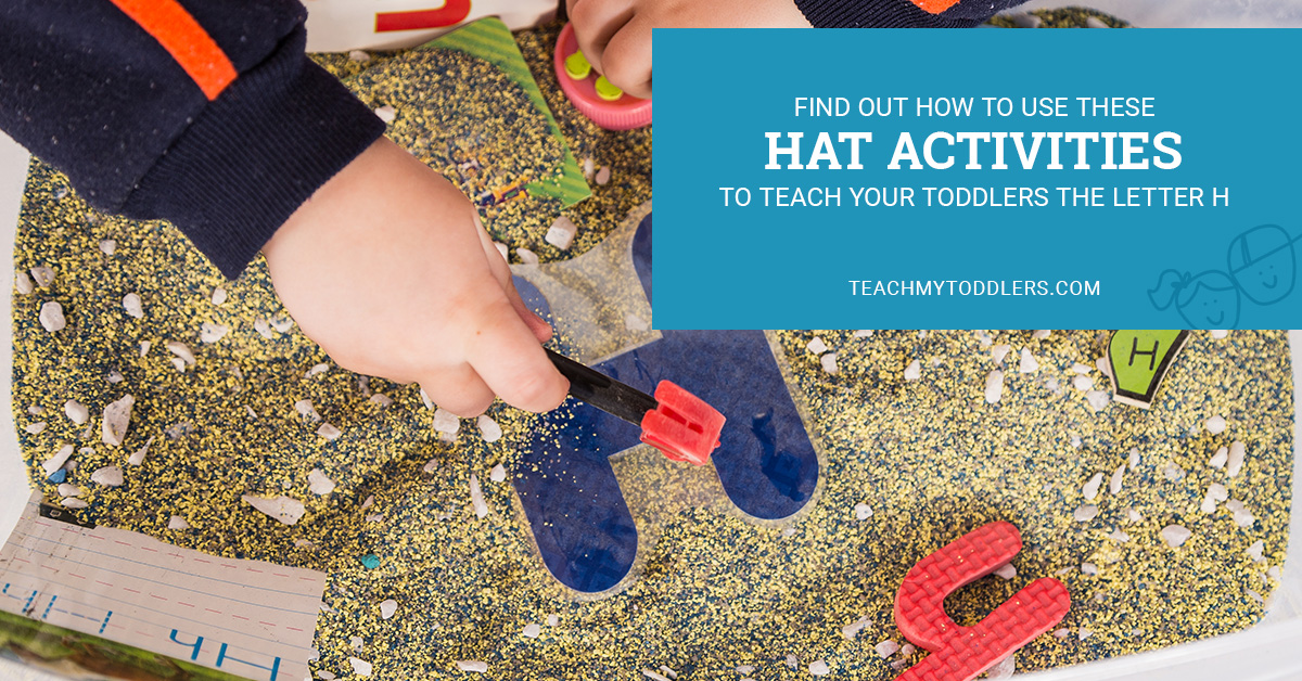 Find out how to use these h is for hat activities to teach toddlers the letter h