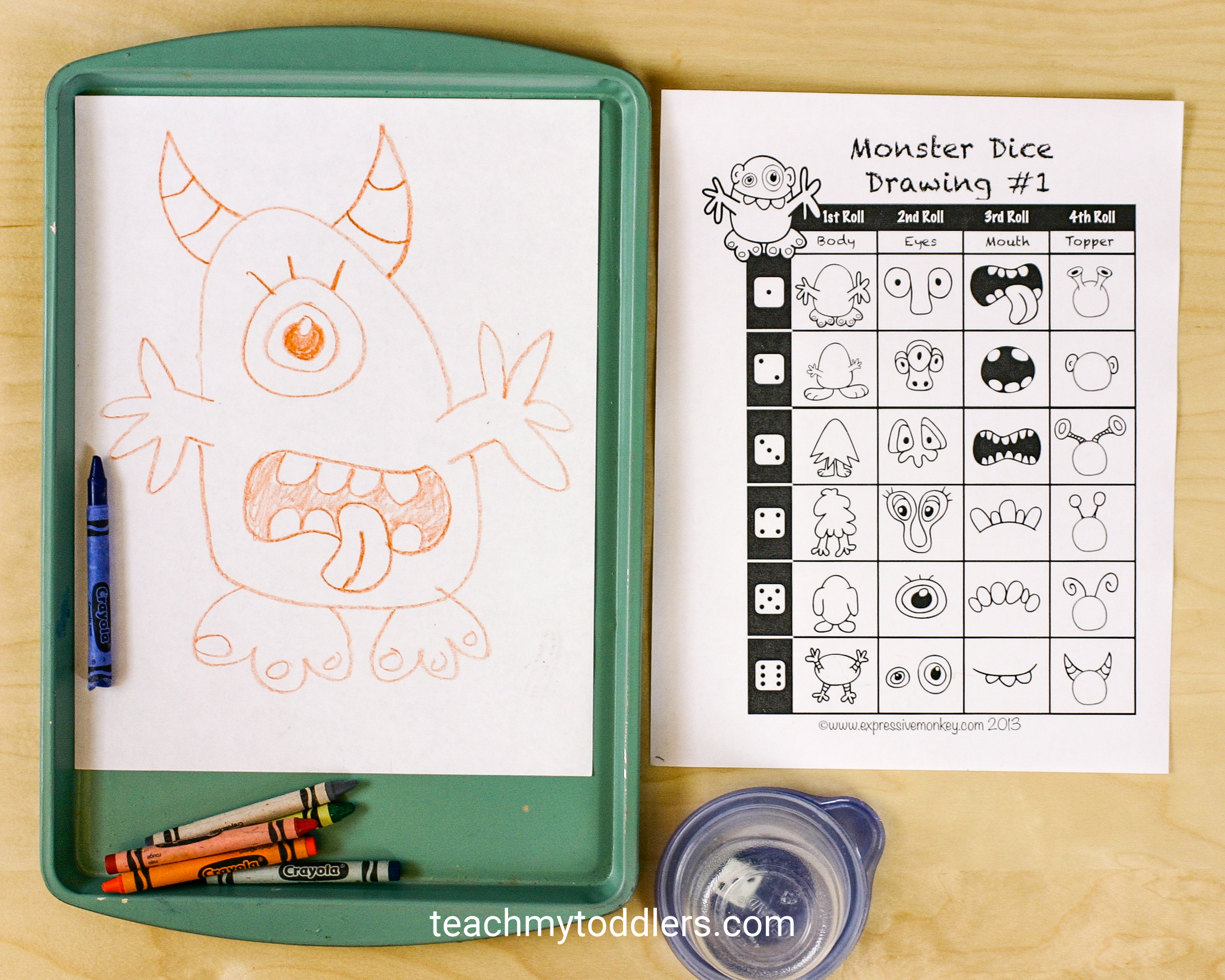 Use these way fun monster activities to teach toddlers the letter m