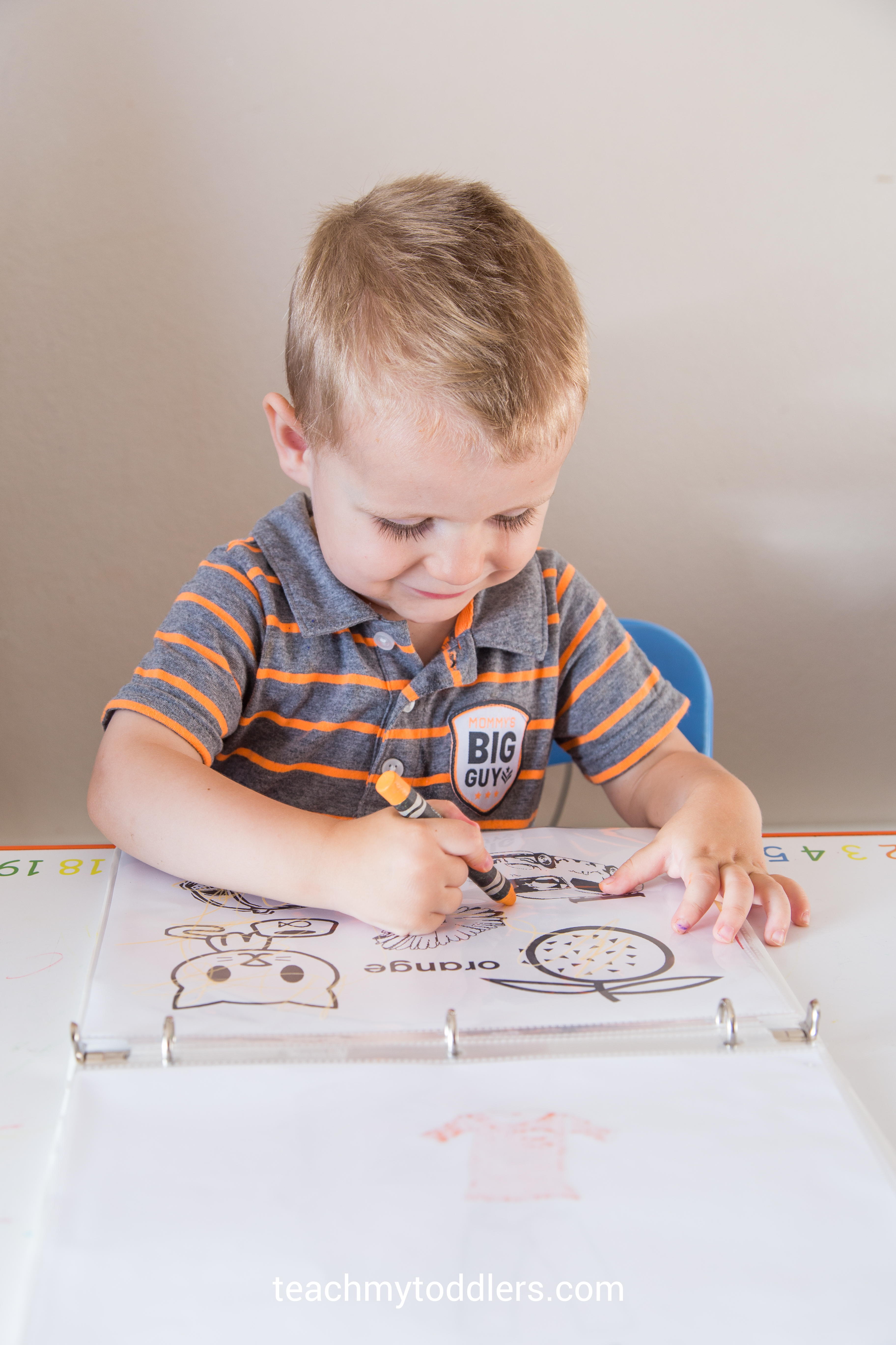 It's easy to teach your toddler the alphabet with this toddler school curriculm