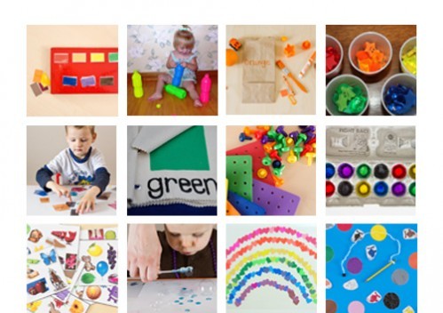 Over 40 activities to teach toddlers their colors