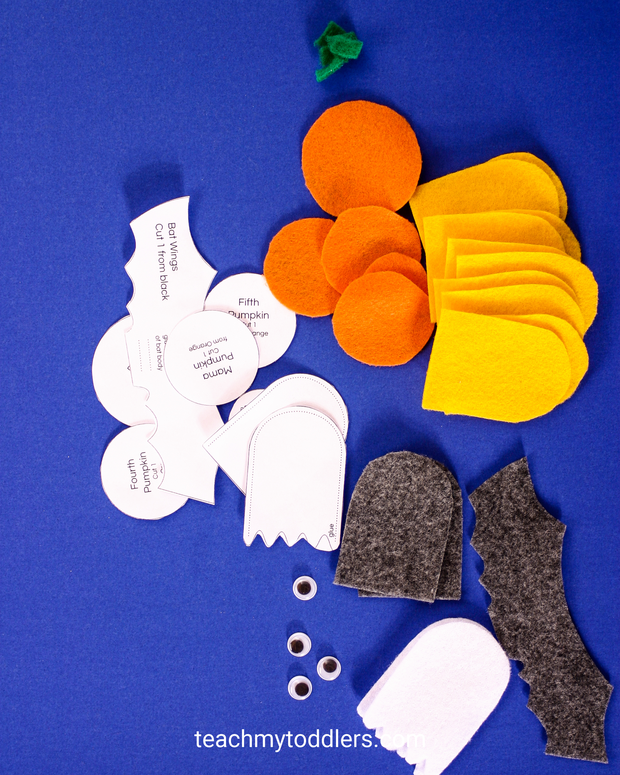 Discover how to make these fun finger puppets to teach your toddlers about halloween
