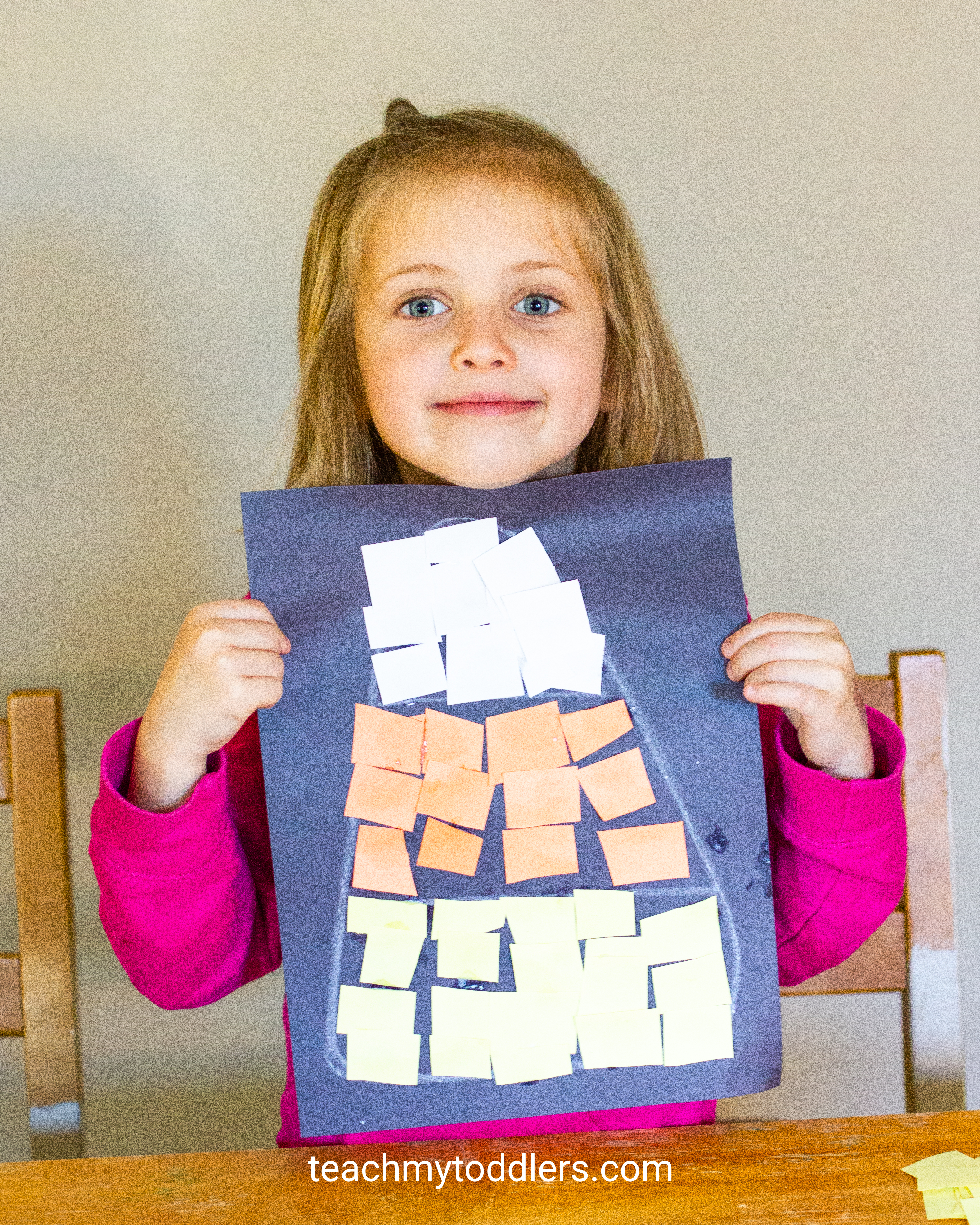 Find out how to use this cut and paste fall activity to teach your toddlers about halloween