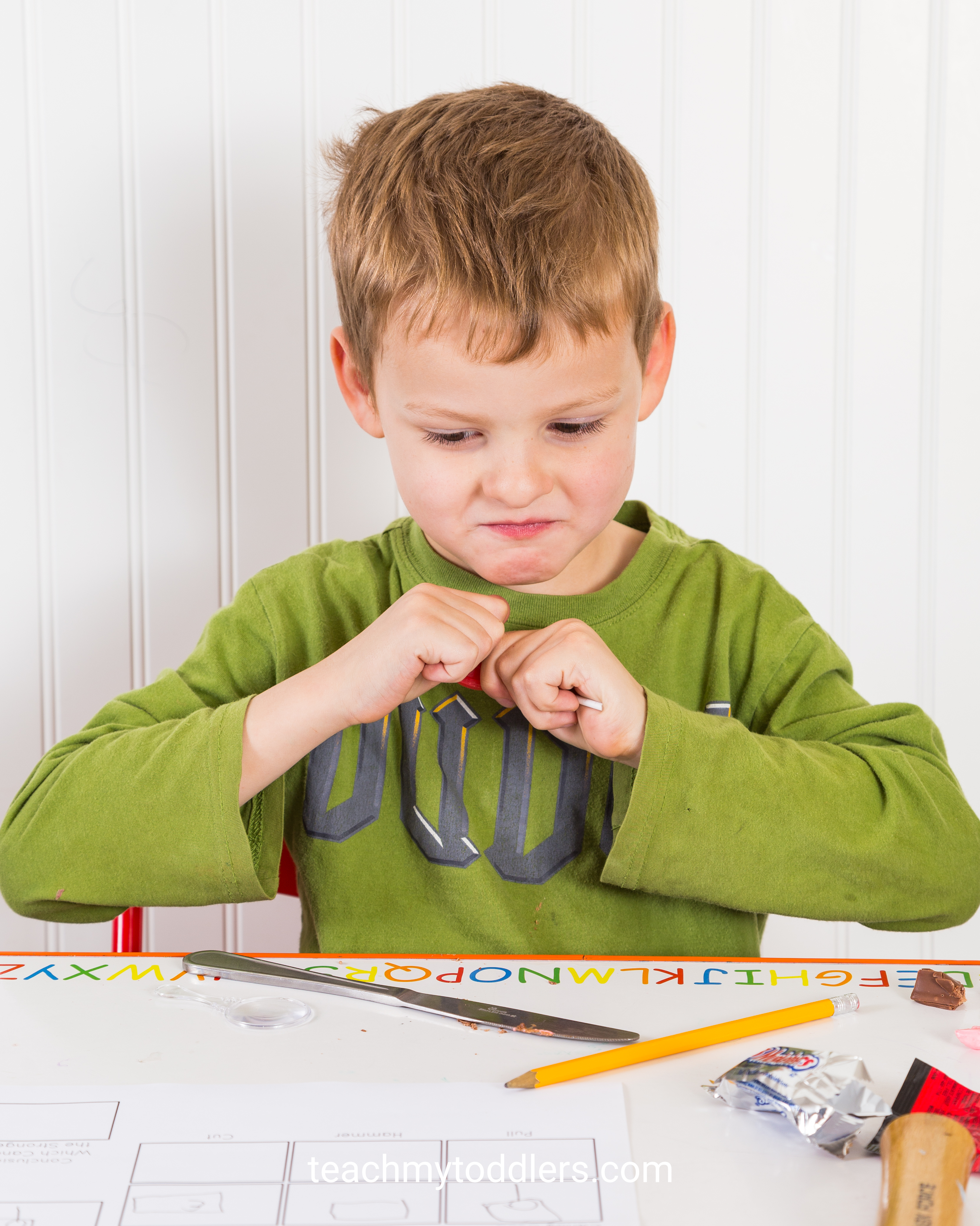 Discover how to use halloween candy to teach toddler science