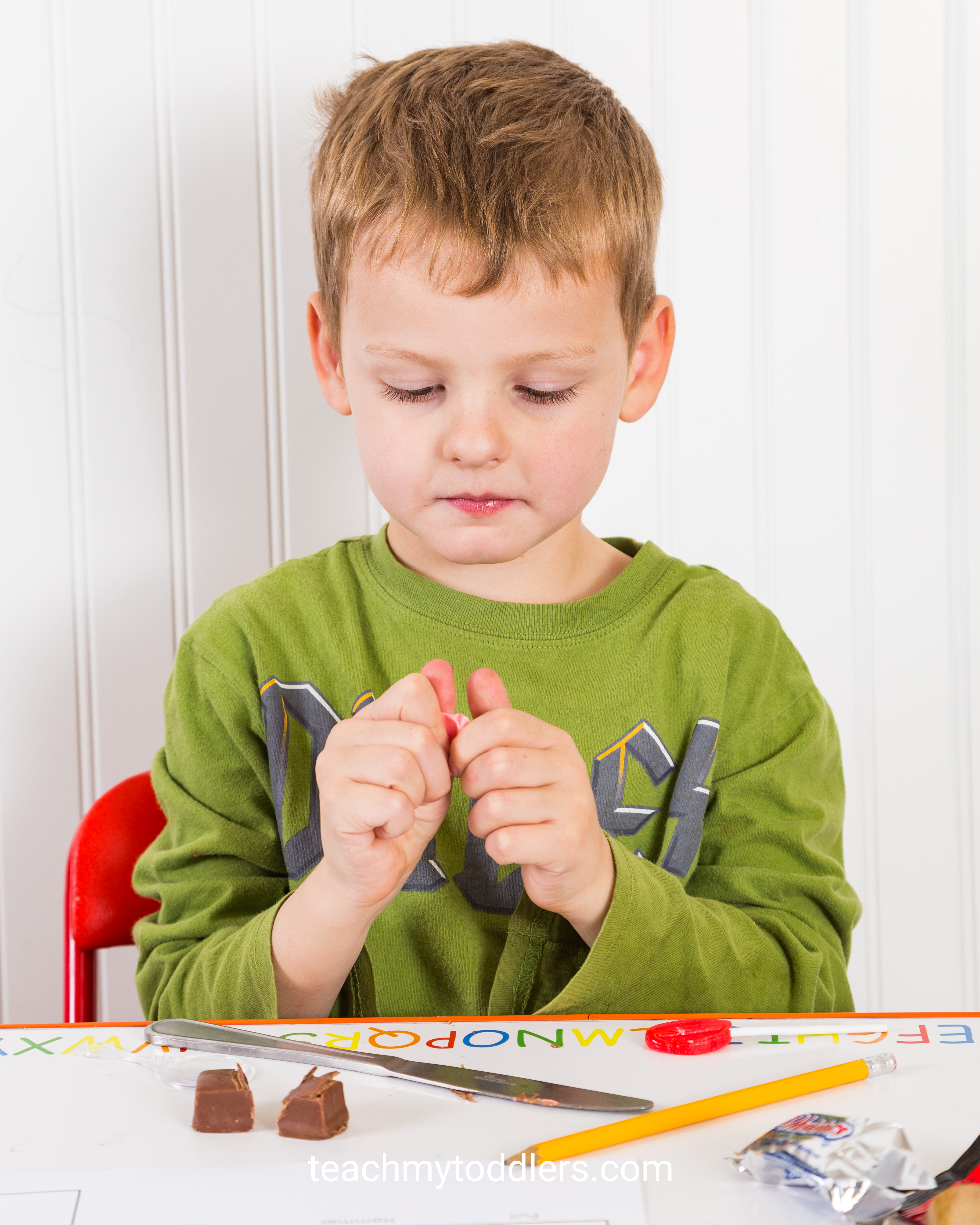 Discover how to use halloween candy to teach your toddler science