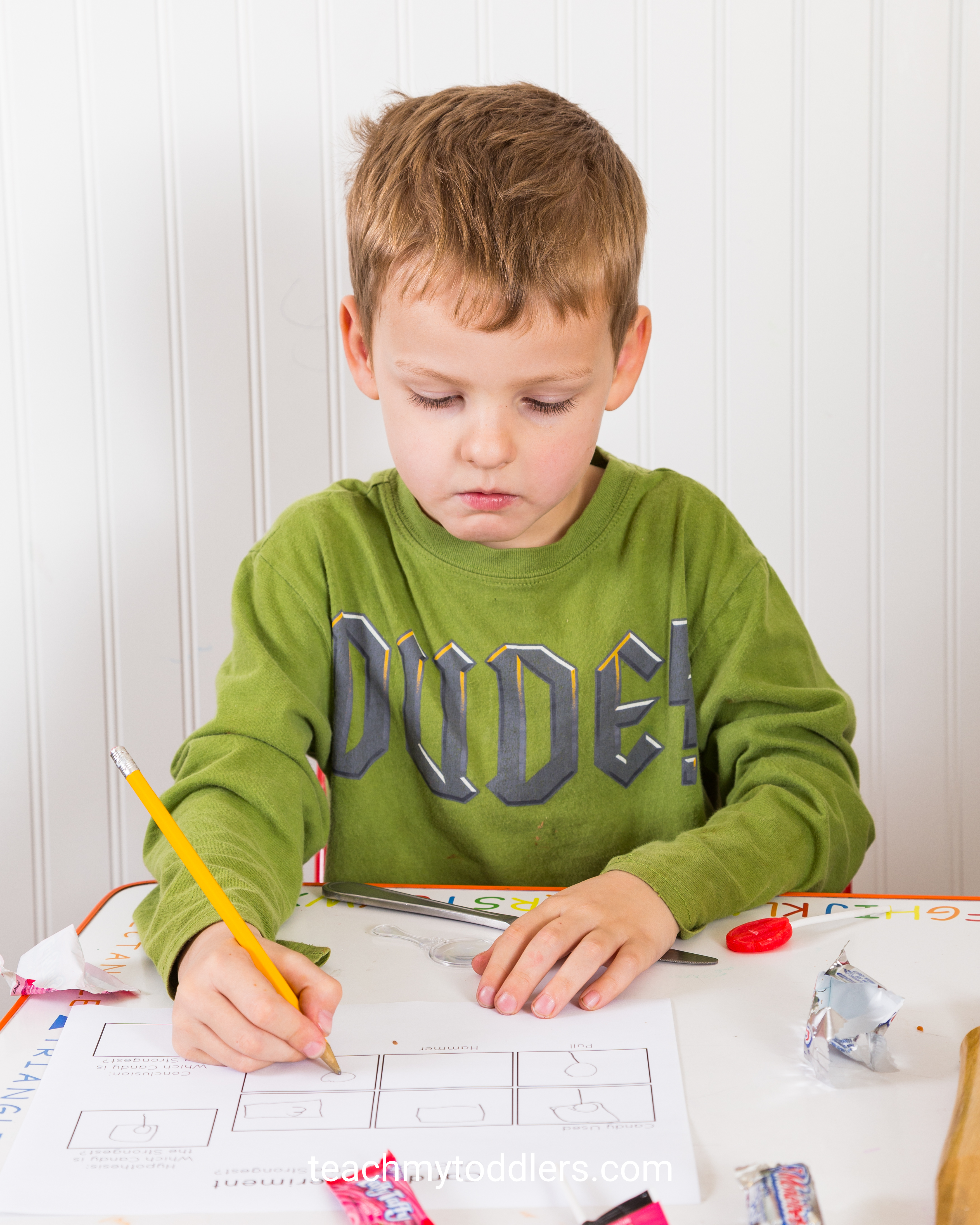 Discover how to use sweet halloween candy to teach your toddler science