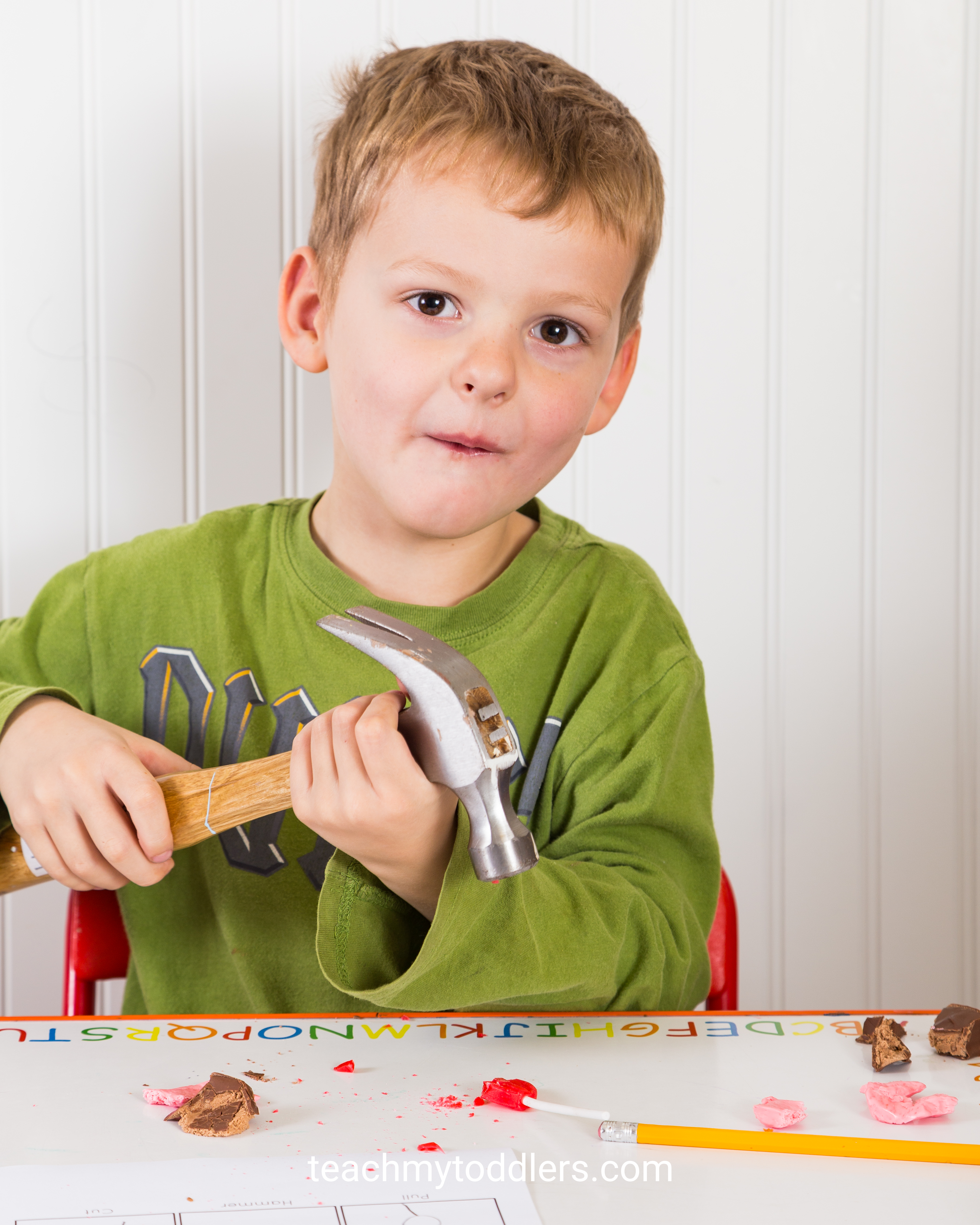 Discover how to use yummy halloween candy to teach your toddler science
