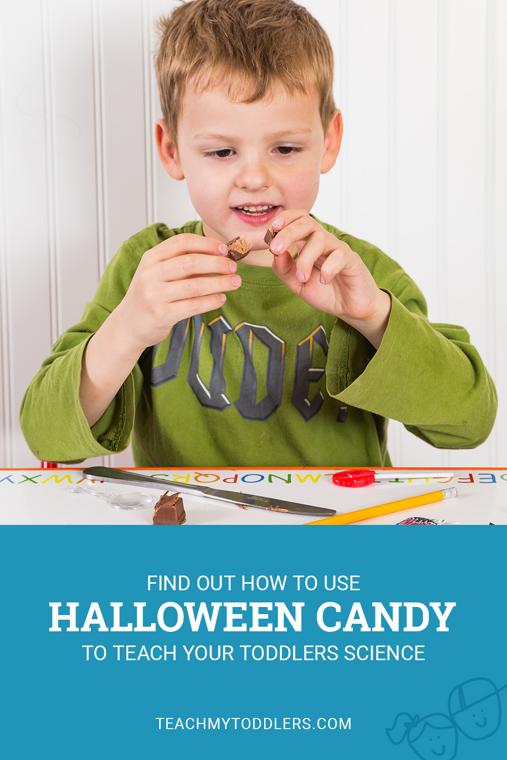 Find out how to use halloween candy to teach toddler science