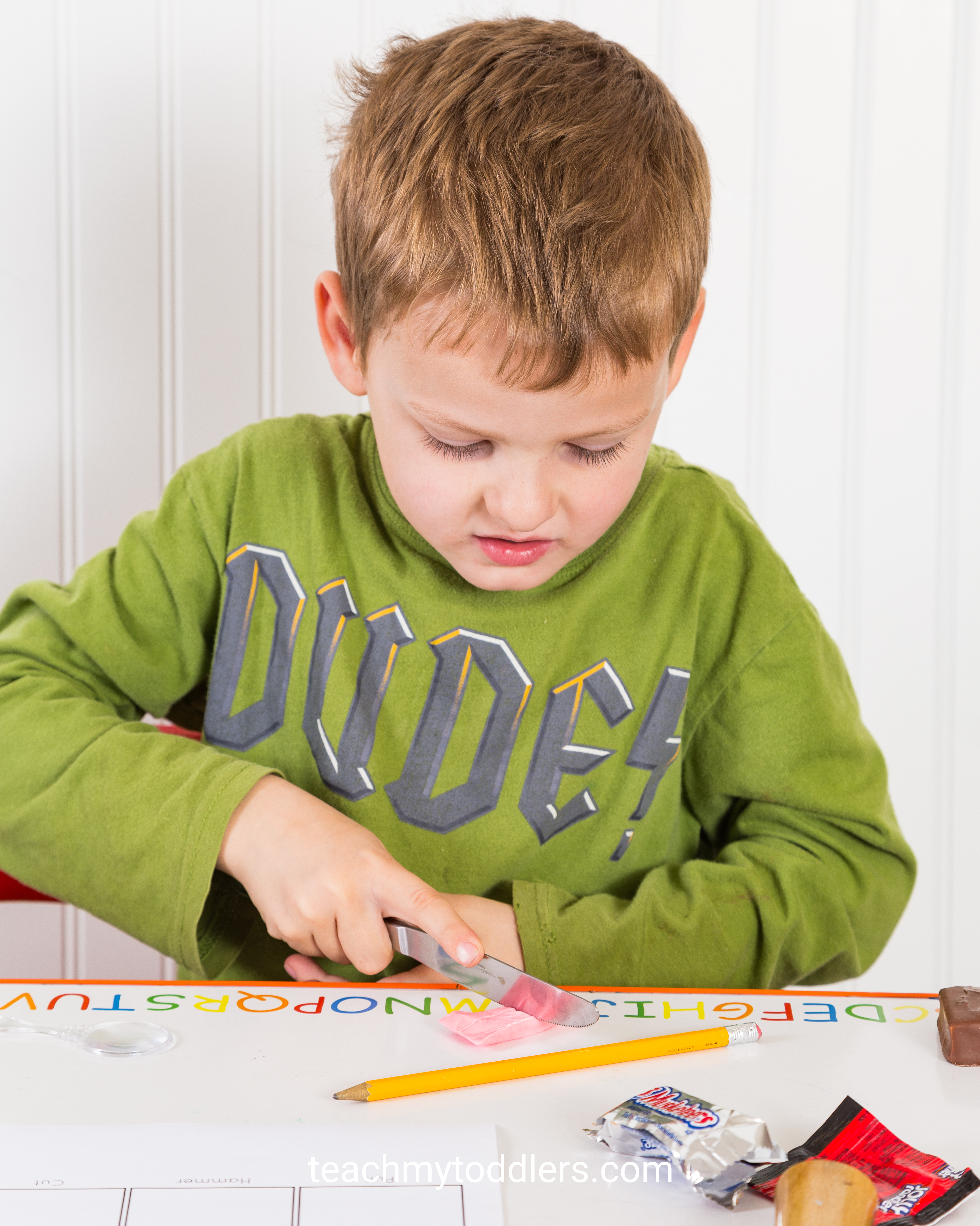 Learn how to use halloween candy to teach your toddler science